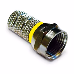 Connecteur Fracarro CF66B pour câbles TV satellitaires et terrestres type F vis mâle pour câble 6.5-6.6, Vis de fixation du c ...
