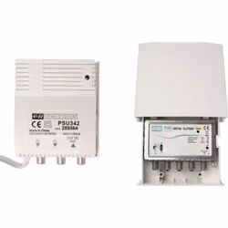 Description générale Ce pré-ampli de mât est conçu pour améliorer la réception des signaux UHF. Avec un gain de 30 dB et une  ...