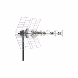 Fracarro BLU5HD 5G-5 élément UHF antenne biconique - 217914UHF 5 élément UHF antenne biconique avec connecteur F, 5G et 4G LT ...
