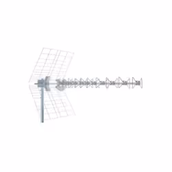 Fracarro BLU10HD 5G-10 elements-217915 Antenne UHF biconique avec connecteur F, filtre 5G et 4G LTE et réflecteur à grille. - ...