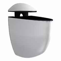 Support pour tablette bois ou verre. Pour tablette d'épaisseur 2,5 à 21 mm. Charge : 20 kg/paire Matériau : Zamak Vendu à la  ...