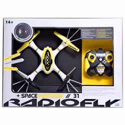 ODS Radiofly - SpaceWatcher // 31 4 rotors 0,3 MP 550 mAh Noir, Blanc, Jaune