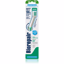 La brosse à dents Biorepair Total maintient la santé et la beauté de vos dents. Elle élimine efficacement la plaque dentaire  ...