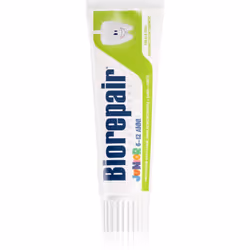 Le dentifrice pour enfant Biorepair Junior 6-12 protège les dents contre les caries et autres agressions pendant la période d ...