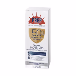 Prep DermaProtective Face Sun Cream SPF50, Crème d’écran solaire, Visage, Tube, Protection, Tous types de peau, 50 ml