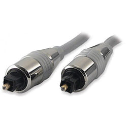 Alpha Elettronica 91-015/05B câble de fibre optique 5 m TOSLINK Gris