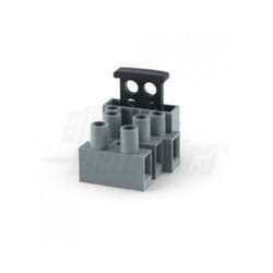 Alpha Elettronica - 2 bornes de traversÉe 3p avec porte-fusible 542-43 542-43/b2