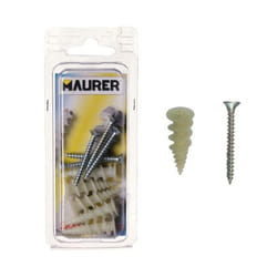 Maurer - Cheville Nylon Pour plaques de plâtre Avec Vis (5 pièces)
