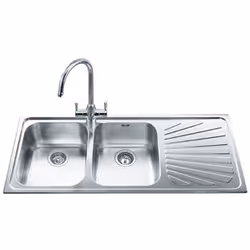 Smeg SP116D évier Evier encastré Rectangulaire Acier inoxydable