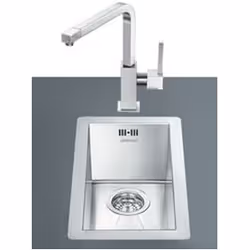Smeg VQ20, Acier inoxydable, 1 bols, 201 x 398 mm, 21 cm, 8,89 cm (3.5")