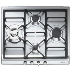 Smeg SER60SGH3 plaque Acier inoxydable Intégré Gaz 4 zone(s)