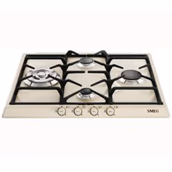 Smeg SR764PO, Crème, Intégré, Gaz, 4 zone(s), 4 zone(s), Extra large