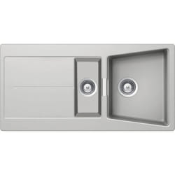 Smeg LC102AL évier Evier à poser Rectangulaire Cristadur