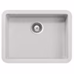 Smeg VST50AL, Evier encastré, Rectangulaire, Synthétique, Aluminium, 1 bols, 8,89 cm (3.5")
