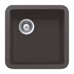 Smeg VST38T, Evier encastré, Carré, Cristalite, Titane, 1 bols, Carré