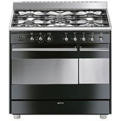 Smeg SCB92PN8 four et cuisinière Gaz Noir A