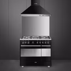 Smeg Concert SCB92MN8 four et cuisinière Gaz Noir A