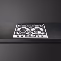 Smeg Classic PGF64-4 plaque Acier inoxydable Intégré 62 cm Gaz 4 zone(s)