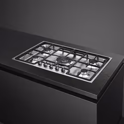 Smeg Classic PGF75-4 plaque Acier inoxydable Intégré 72 cm Gaz 5 zone(s)