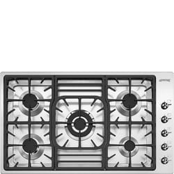 Smeg Classic PGF95-4 plaque Acier inoxydable Intégré 87 cm Gaz 5 zone(s)