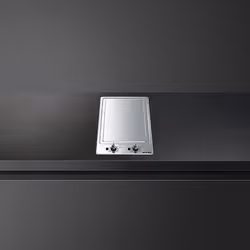 Smeg Classic PGF30T-1 plaque Acier inoxydable Intégré Plaque avec zone à induction 2 zone(s)