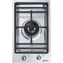 Smeg Classic PGF31G-1, Acier inoxydable, Intégré, 31 cm, Gaz, Acier inoxydable, 1 zone(s)