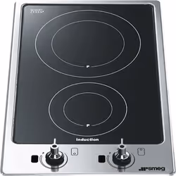 Smeg Classic PGF32I-1, Acier inoxydable, Intégré, 31 cm, Plaque avec zone à induction, Acier inoxydable, 2 zone(s)