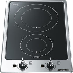 Smeg Classic PGF32I-1 plaque Acier inoxydable Intégré 31 cm Plaque avec zone à induction 2 zone(s)