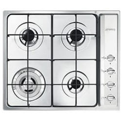 Smeg SR64S plaque Acier inoxydable Intégré Gaz 4 zone(s)