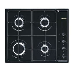 Smeg S64SN plaque Noir Intégré Gaz 4 zone(s)