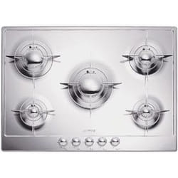 Smeg P705ES plaque Acier inoxydable Intégré Gaz 5 zone(s)