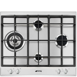 Smeg P261XGH plaque Acier inoxydable Intégré Gaz 4 zone(s)