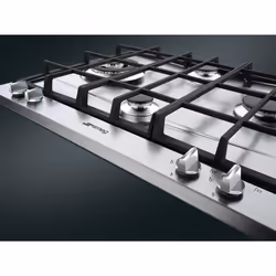 Smeg P261XGH plaque Acier inoxydable Intégré Gaz 4 zone(s) - Vue supplémentaire 4