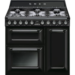 Smeg TR93BL four et cuisinière Gaz Noir A