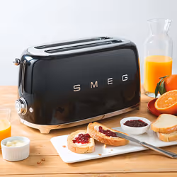 Smeg TSF01BLEU Grille-Pain 2 Fentes 950 W Noir Acier - Vue supplémentaire 5
