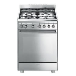 Smeg CX68MF8-2 four et cuisinière Gaz Acier inoxydable A