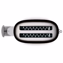 Smeg TSF02BLEU grille-pain 6 4 part(s) 1500 W Noir - Vue supplémentaire 4