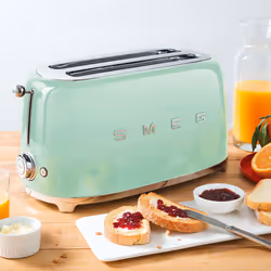 Smeg TSF02PGEU Grille-Pain 4 Fentes 1500 W Vert Acier - Vue supplémentaire 6