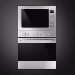 Smeg Classic SF6381X, Grand, Four électrique, 79 L, 70 L, 1000 W, 1200 W