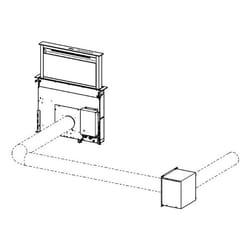 Smeg KITRBDD Accessoire pour hotte Tube conduit d'air