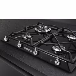 Smeg Victoria SR964NGH plaque Noir Intégré 60 cm Gaz 4 zone(s)