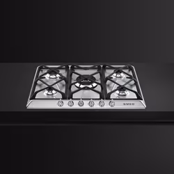 Smeg Victoria SR975XGH plaque Acier inoxydable Intégré 68.5 cm Gaz 5 zone(s)