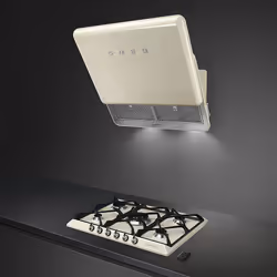 Smeg Victoria SR975PGH plaque Crème Intégré 68.5 cm Gaz 5 zone(s)