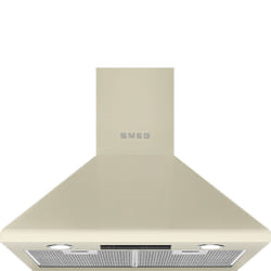 Smeg KSED65PE hotte Monté au mur Crème 593 m³/h B