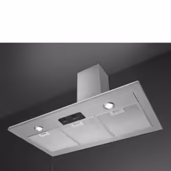 Smeg KSED95XE hotte Montée au mur Acier inoxydable 595 m³/h B