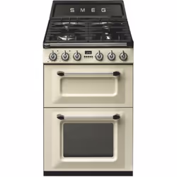Smeg TR62P, Cuisinière, Crème, Boutons, Devant, 1,2 m, Électronique