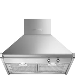 Smeg KD70XE Hotte murale 820 m³/h classe B Acier inoxydable