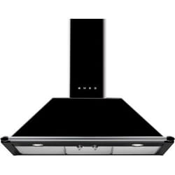 Smeg KT90BLE hotte Monté au mur Noir 820 m³/h A