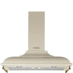 Smeg KC19POE hotte Monté au mur Crème 788 m³/h A