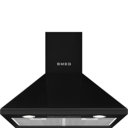Smeg KSED65NEE hotte Montée au mur Noir 600 m³/h B
